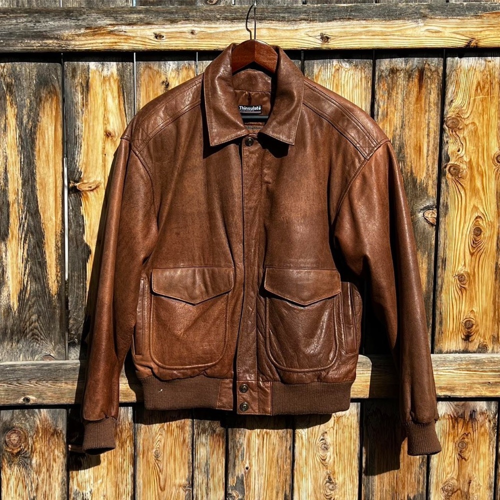 Vintage Adventure Bound Wilson’s Leather Jacket - Mens size small